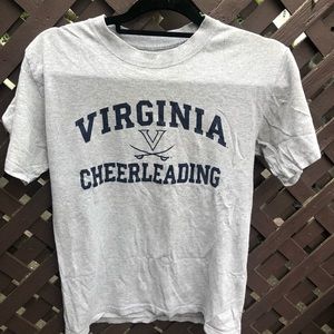 UNIVERSITY OF VIRGINIA cheerleading tee